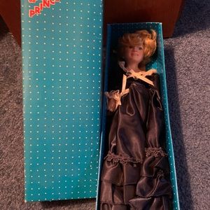 Porcelain princess Diana doll